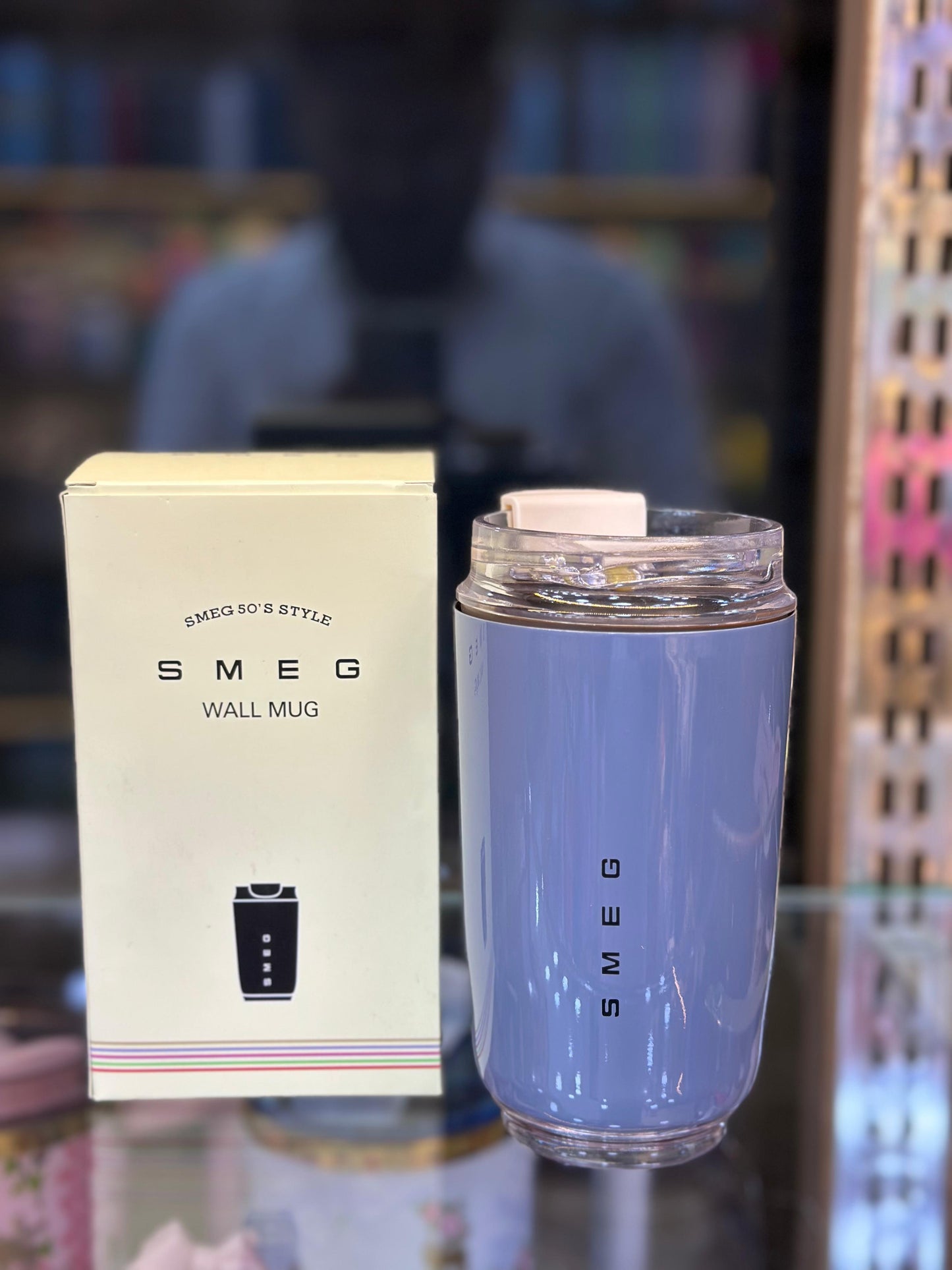 SMEG COFFEE MUG STAINLESS STEEL 320Ml