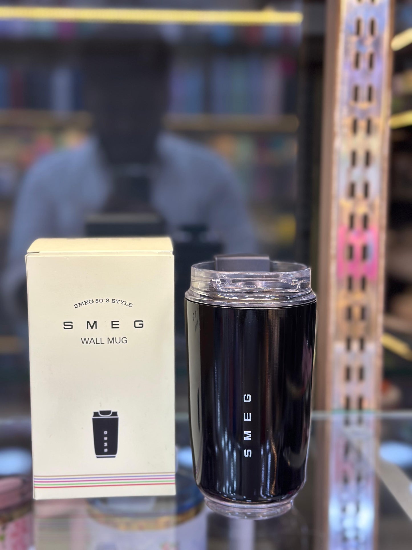 SMEG COFFEE MUG STAINLESS STEEL 320Ml