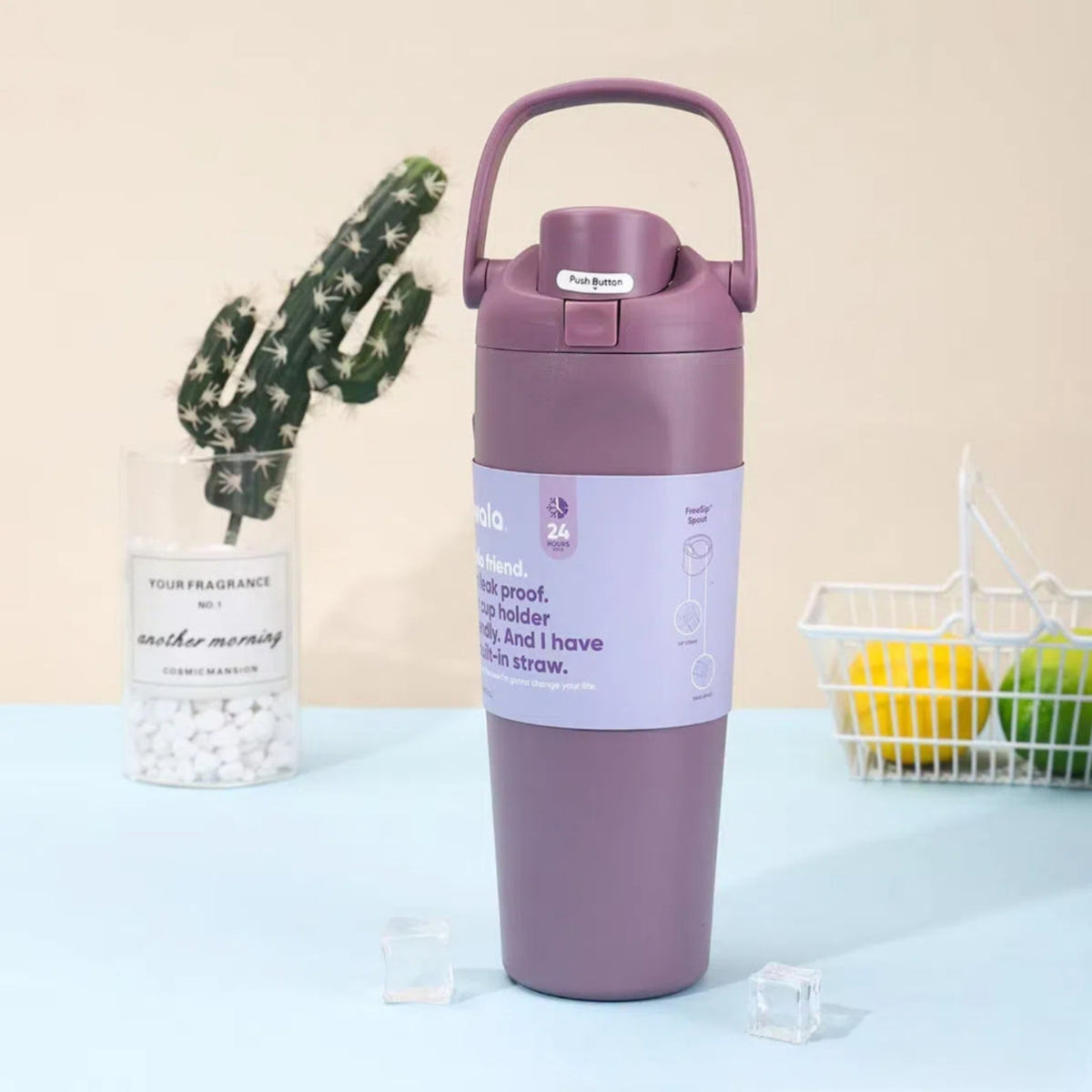 Owala FreeSip Sway Tumbler 30oz – Spring Revival | Insulated Stainless Steel Water Bottle with Handle & Straw