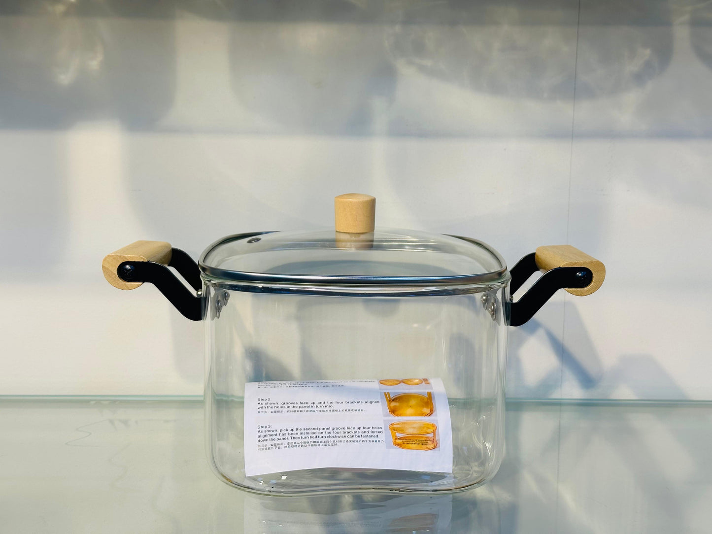 Large Heat Resistant Cooking Pot-5.5L