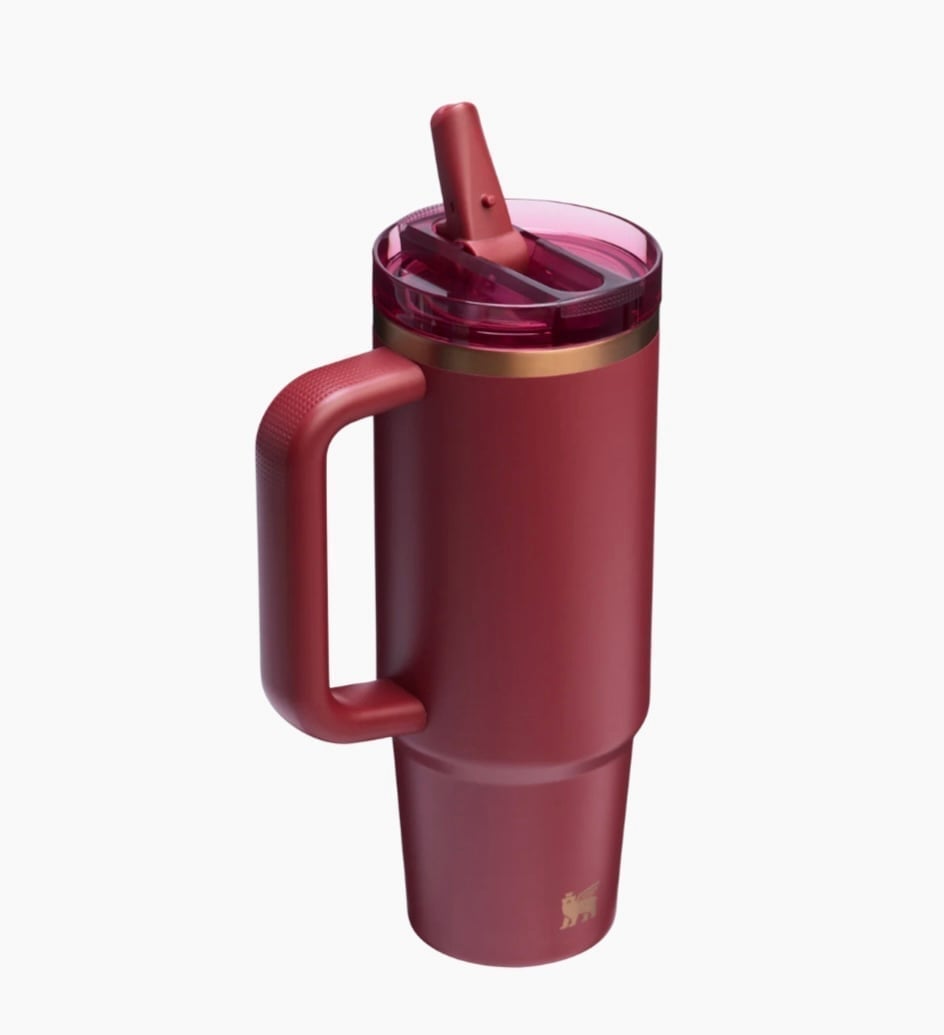 STANLEY LIMITED Gilded Pomegranate THE QUENCHER PROTOUR FLIP STRAW TUMBLER 40 OZ