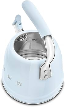 SMEG Retro Stovetop Whistling Kettle – 2.4Q | Blue