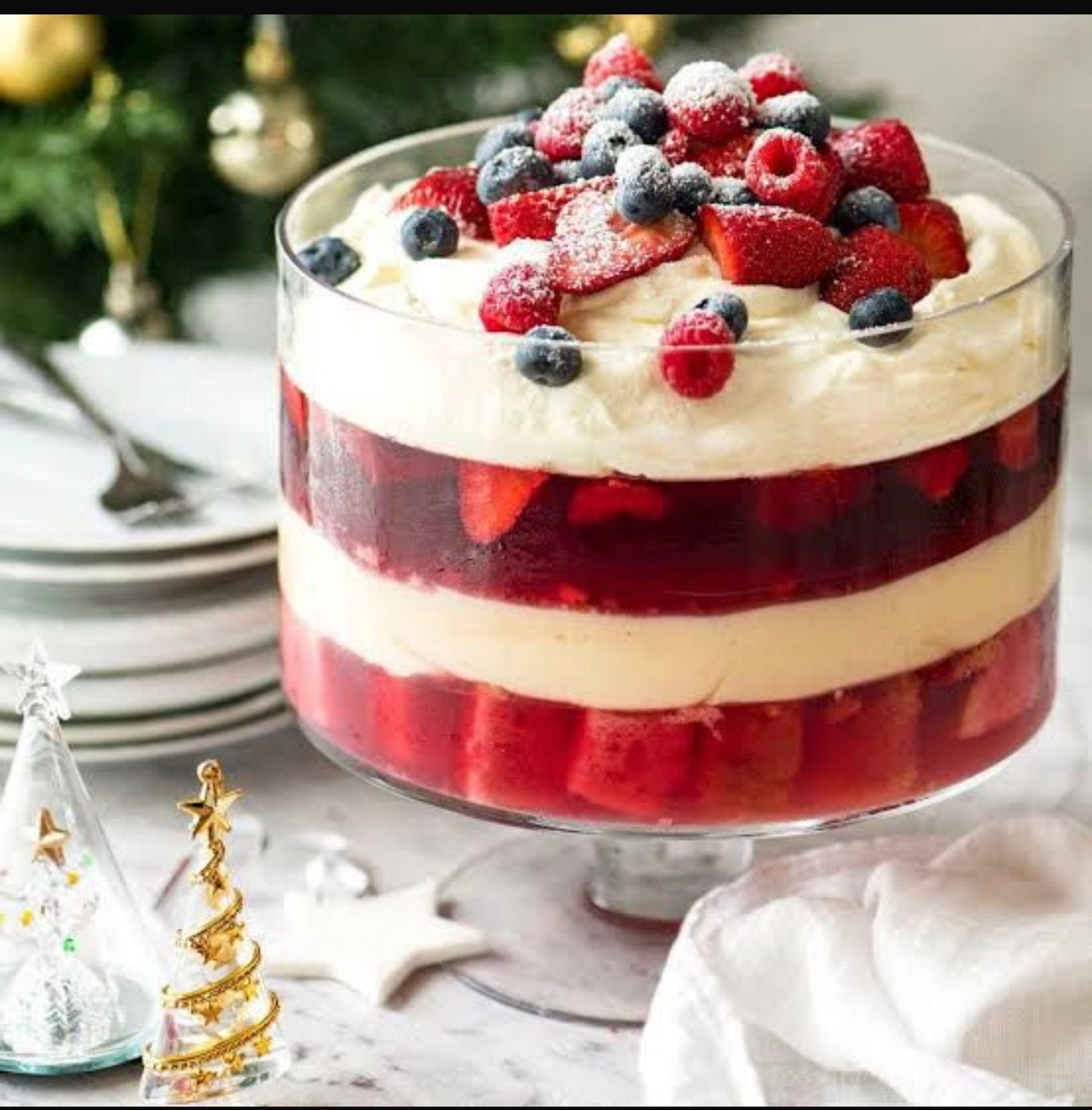 Trifle Glass Bowl 8" - 3.5 Litre