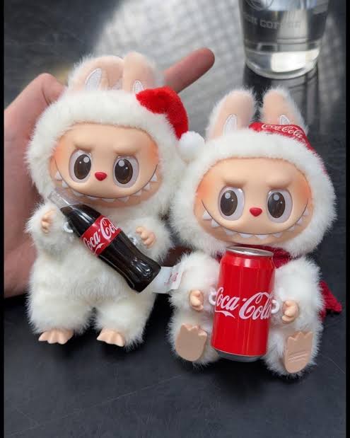 Pop Mart Labubu Coca Cola Series Keyring Sealed Case