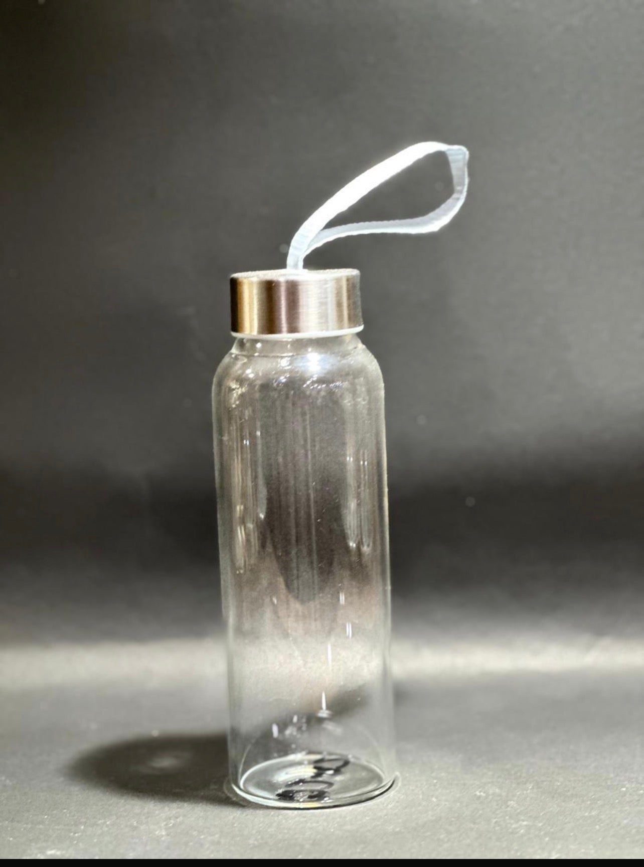 280ml Borosilicate Glass Bottle – Premium Zamzam Water Container with Carrying Loop