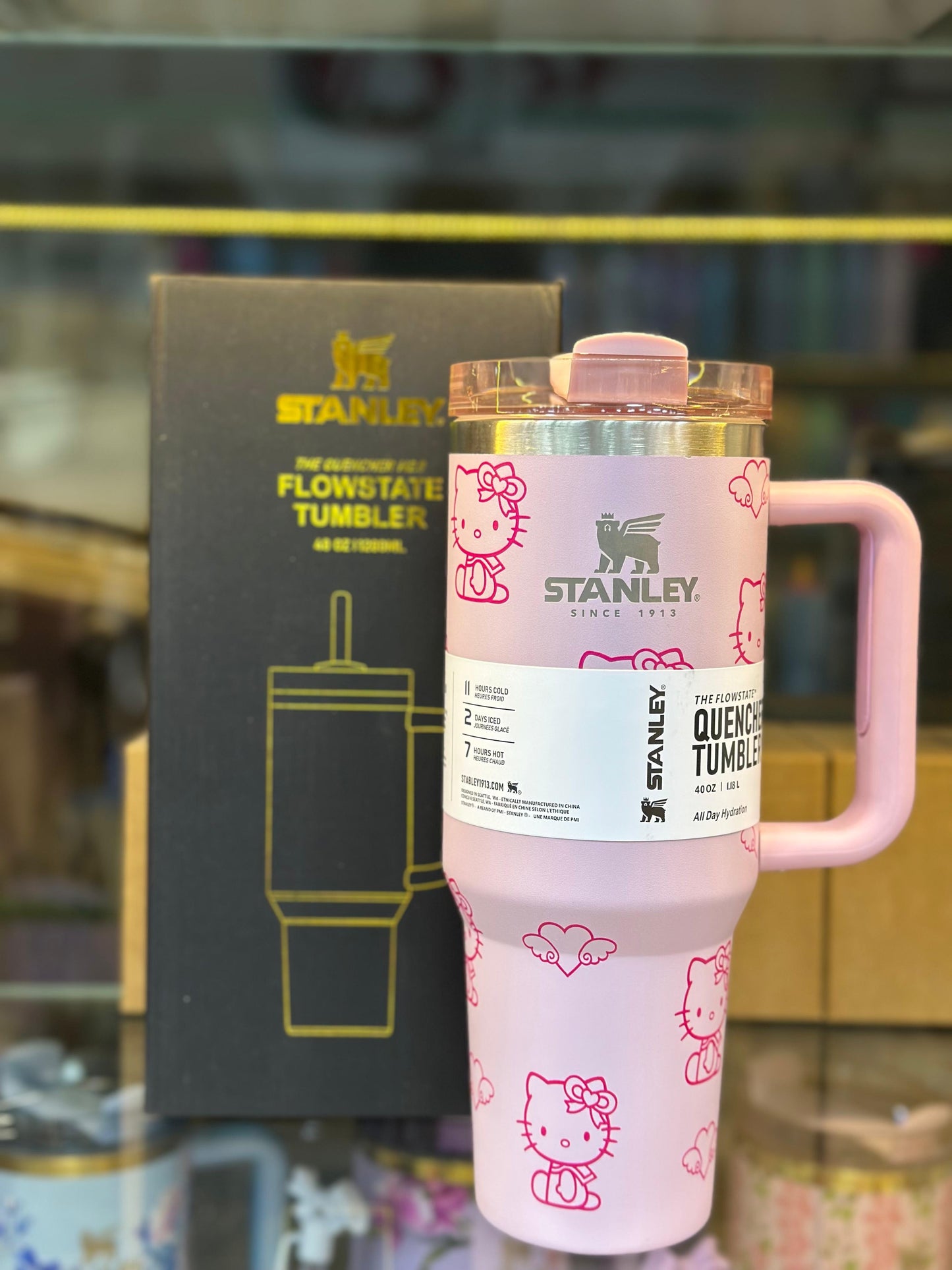 STANLEY X HELLO KITTY QUENCHER FLOW-STATE 2.0 TUMBLER | 40OZ