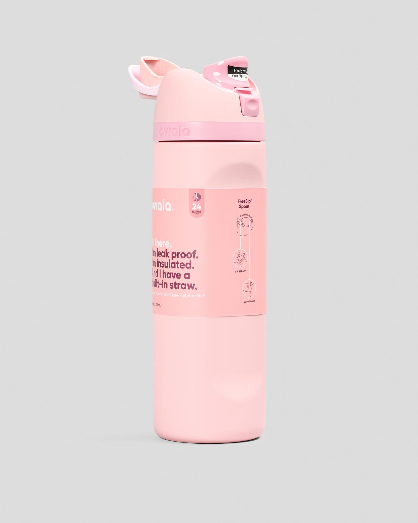 Owala FreeSip 32oz Insulated Stainless Steel Water Bottle – Rose Quartz