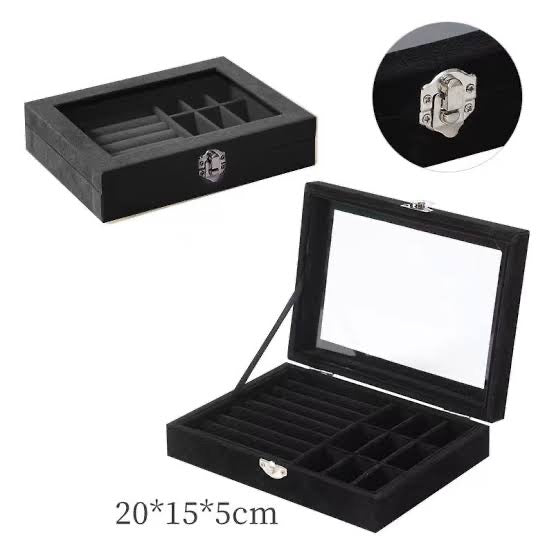 Design Flannel Jewelry Box Princess Jewelry Storage Box Cosmetic Box