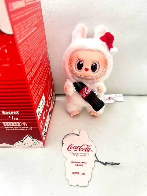 Pop Mart Labubu Coca Cola Series Keyring Sealed Case