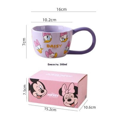 DISNEY MICKEY & FRIENDS 300ML CERAMIC DRINKWARE - DAISY DUCK