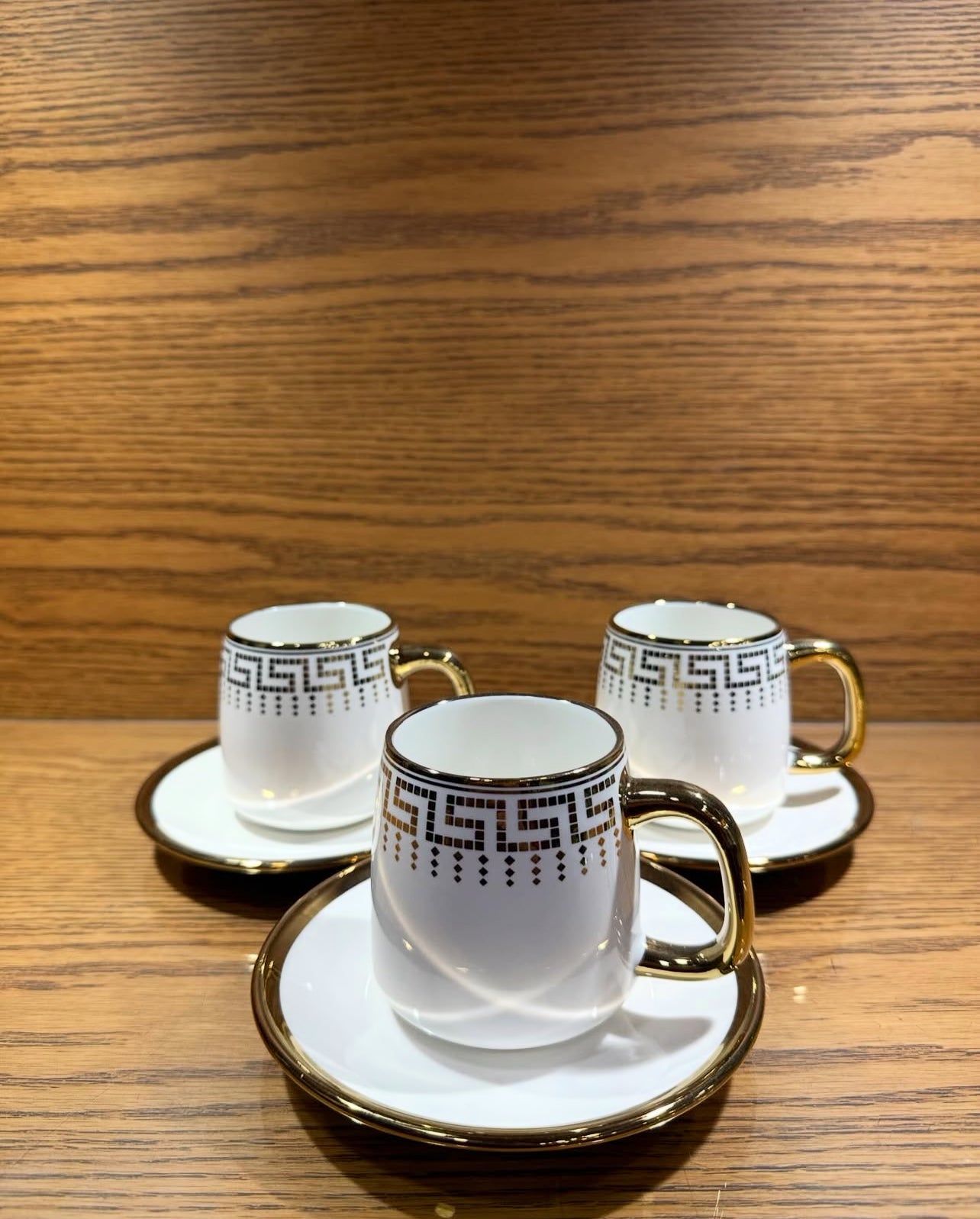 Fine Bone China Cup with Gifts Set and Royal Coffee Mug Tea Set of 6 Cup and Plate Small