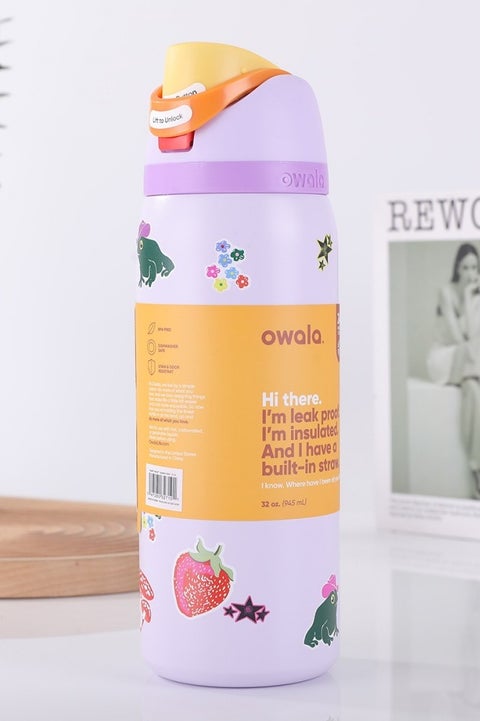 Original Owala Freesip Water Bottle 24oz Dear Dairy