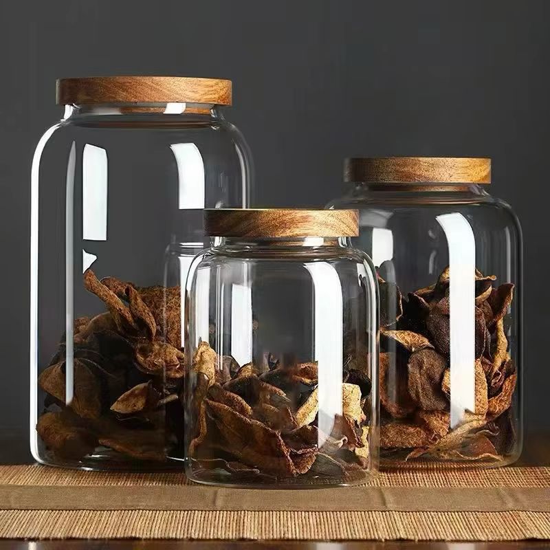 Glass Jar Burney Clear