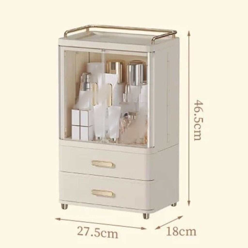 Cosmetic Storage Box with Drawers – Elegant Organizer