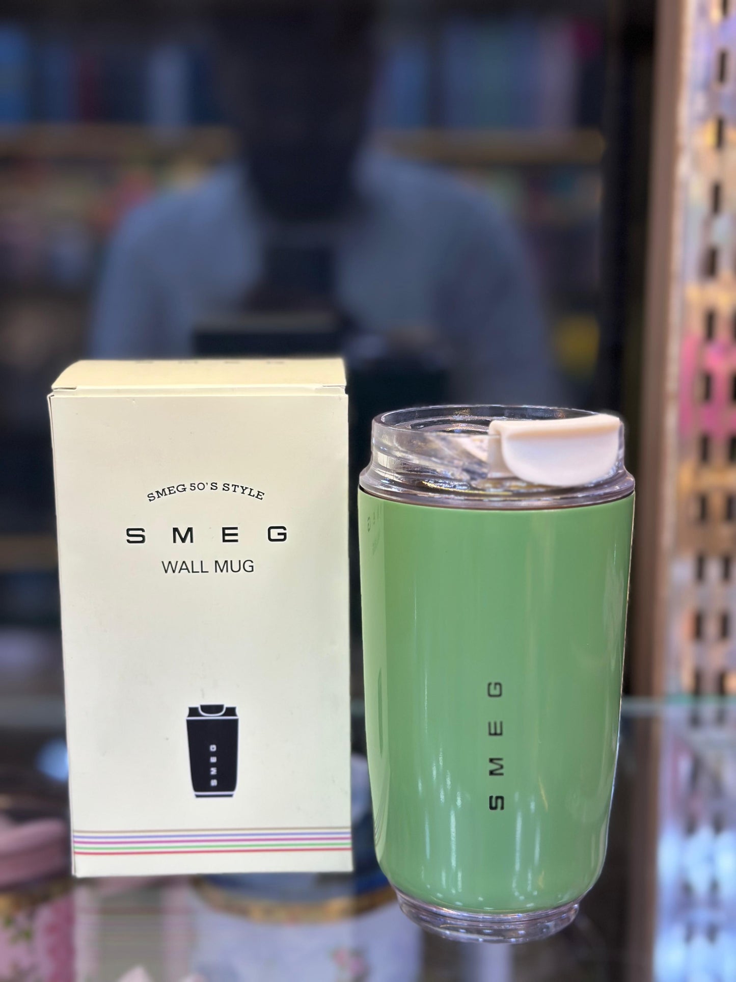 SMEG COFFEE MUG STAINLESS STEEL 320Ml