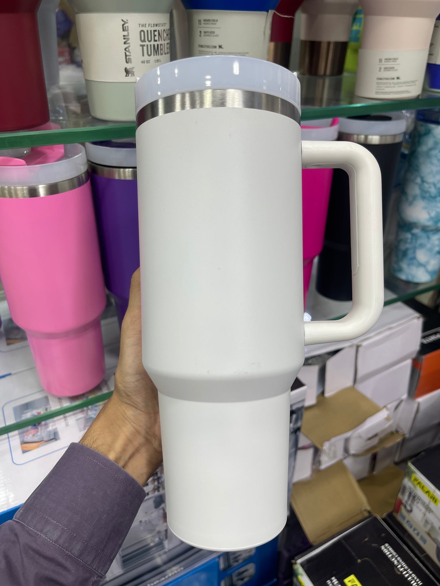 Stainless Steel Tumbler With Straw | 40OZ