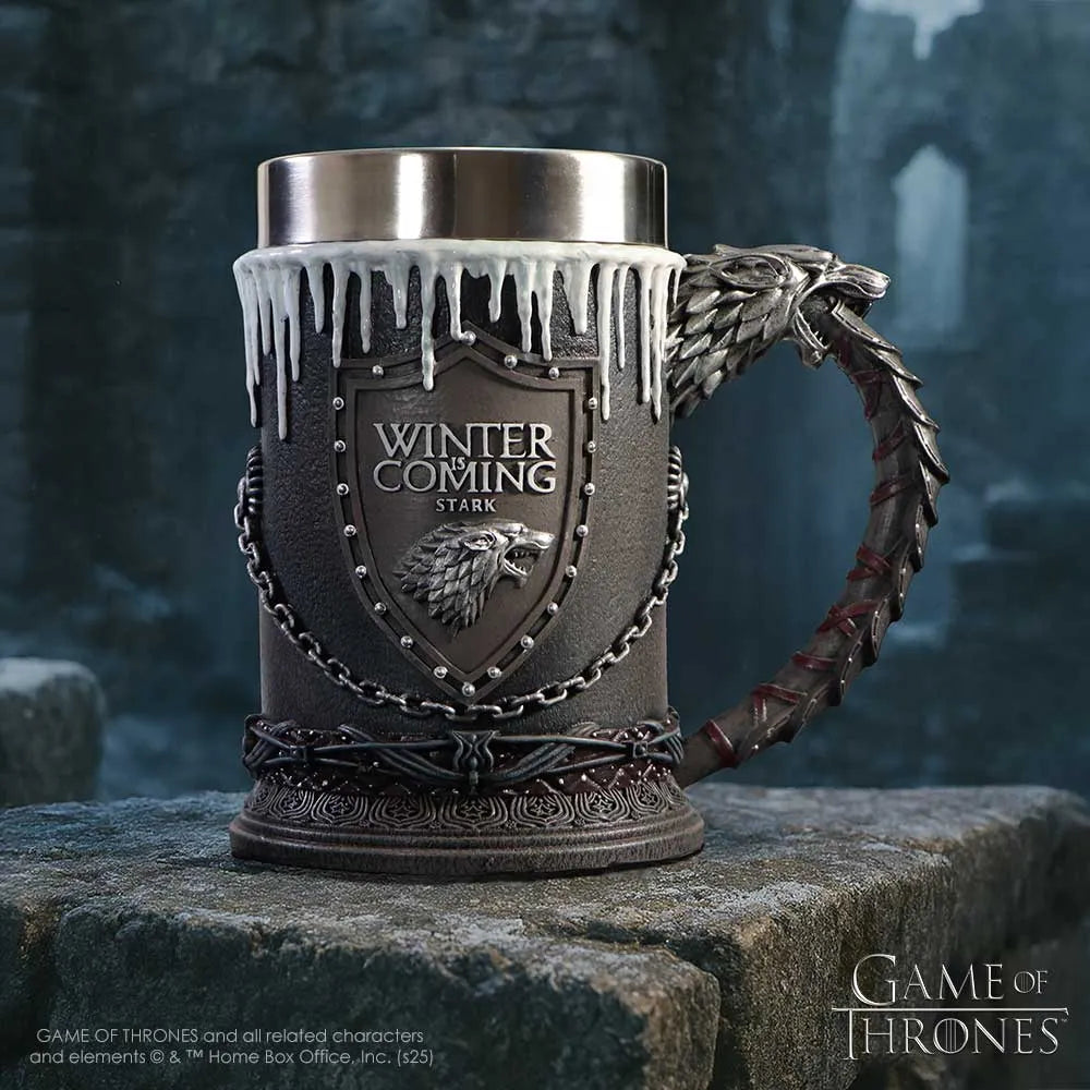 Game of Thrones House Stark “Winter Is Coming” Collectible Tankard Mug – 500ml