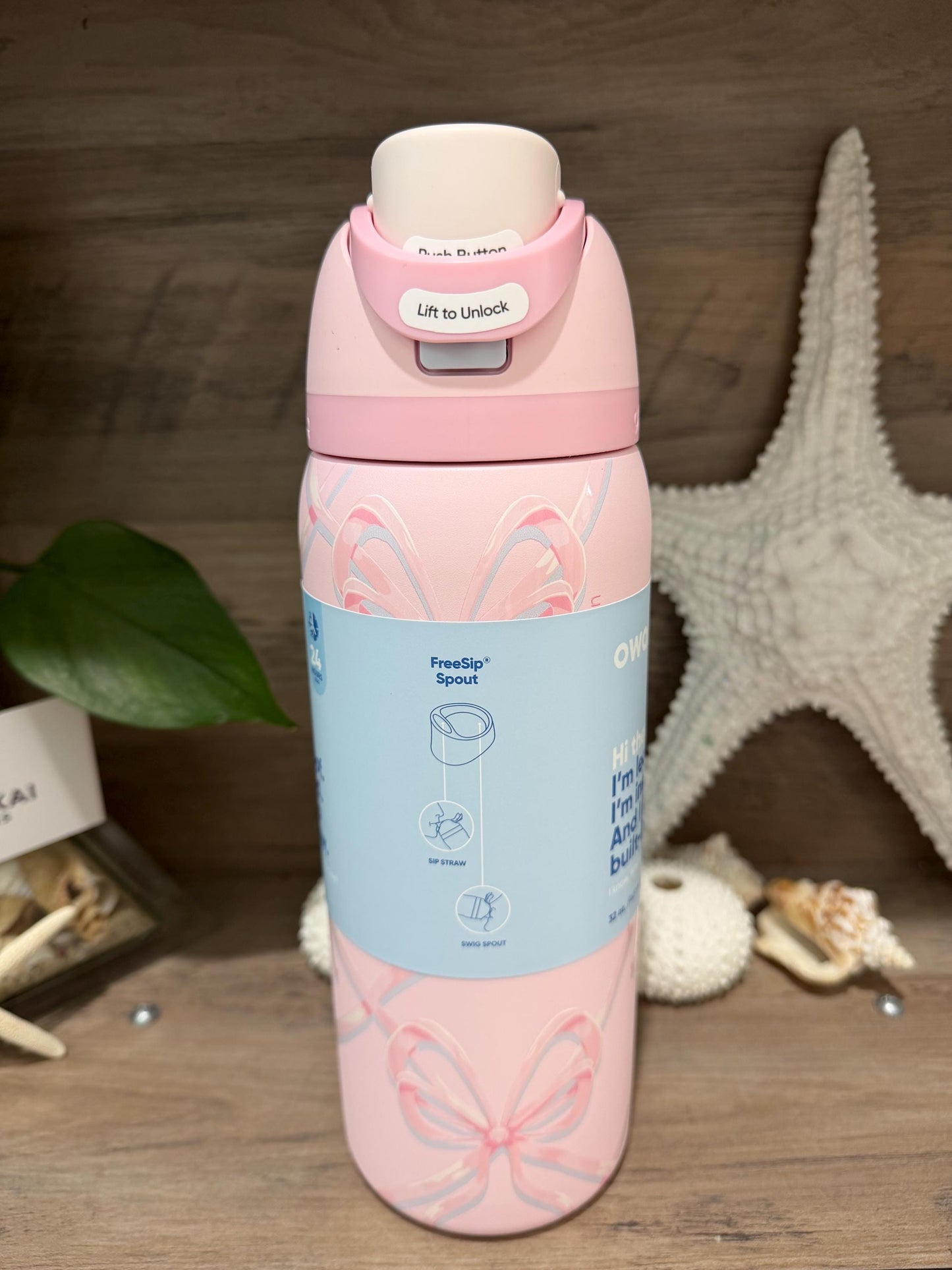 Owala FreeSip® 32oz Insulated Stainless Steel Water Bottle – Sugar Plum Edition