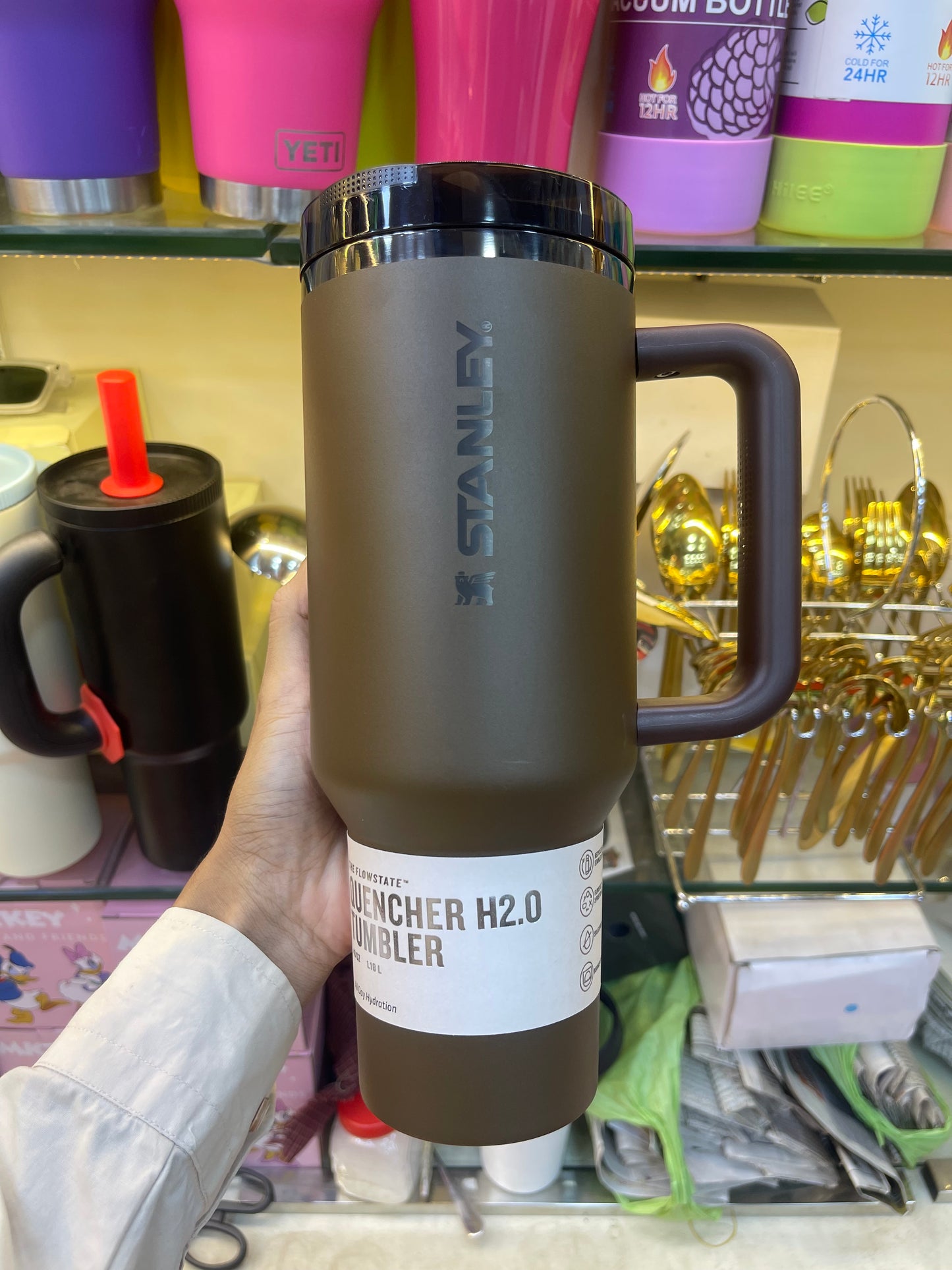 Stanley 40oz Espresso Tumbler Quencher Protour Flip Straw Limited Edition