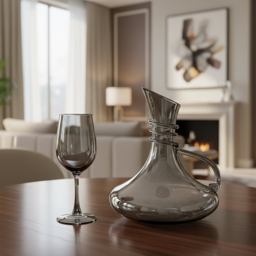 7 Pcs Set Decanter Wine Glasses