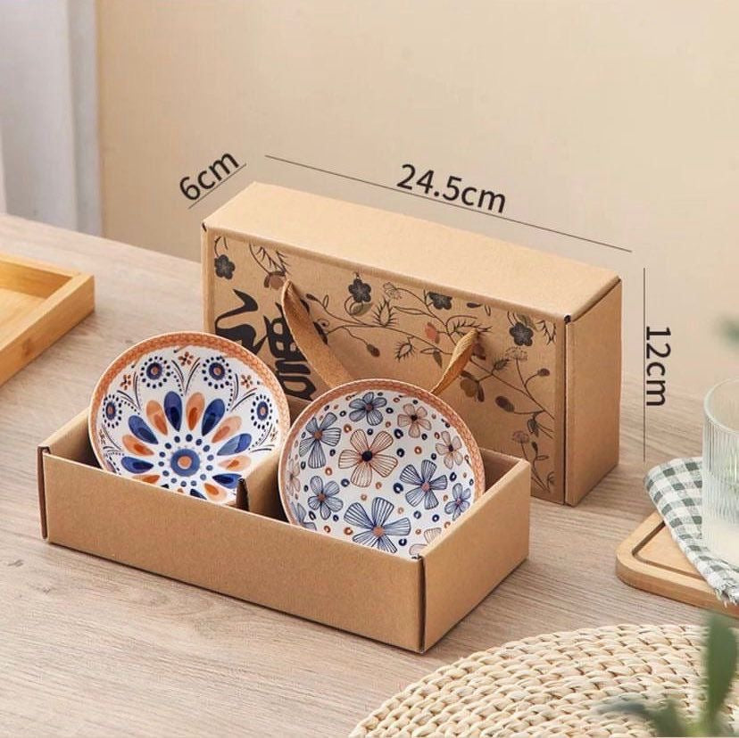Japanese Style Soup Bowl gift Set of 2