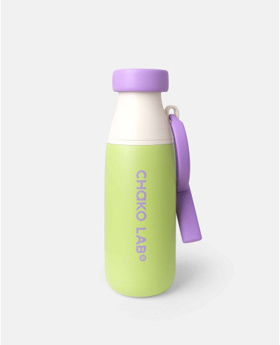 Chako Lab 520ml Insulated Water Bottle – Leakproof Milk Bottle Design with Carry Strap
