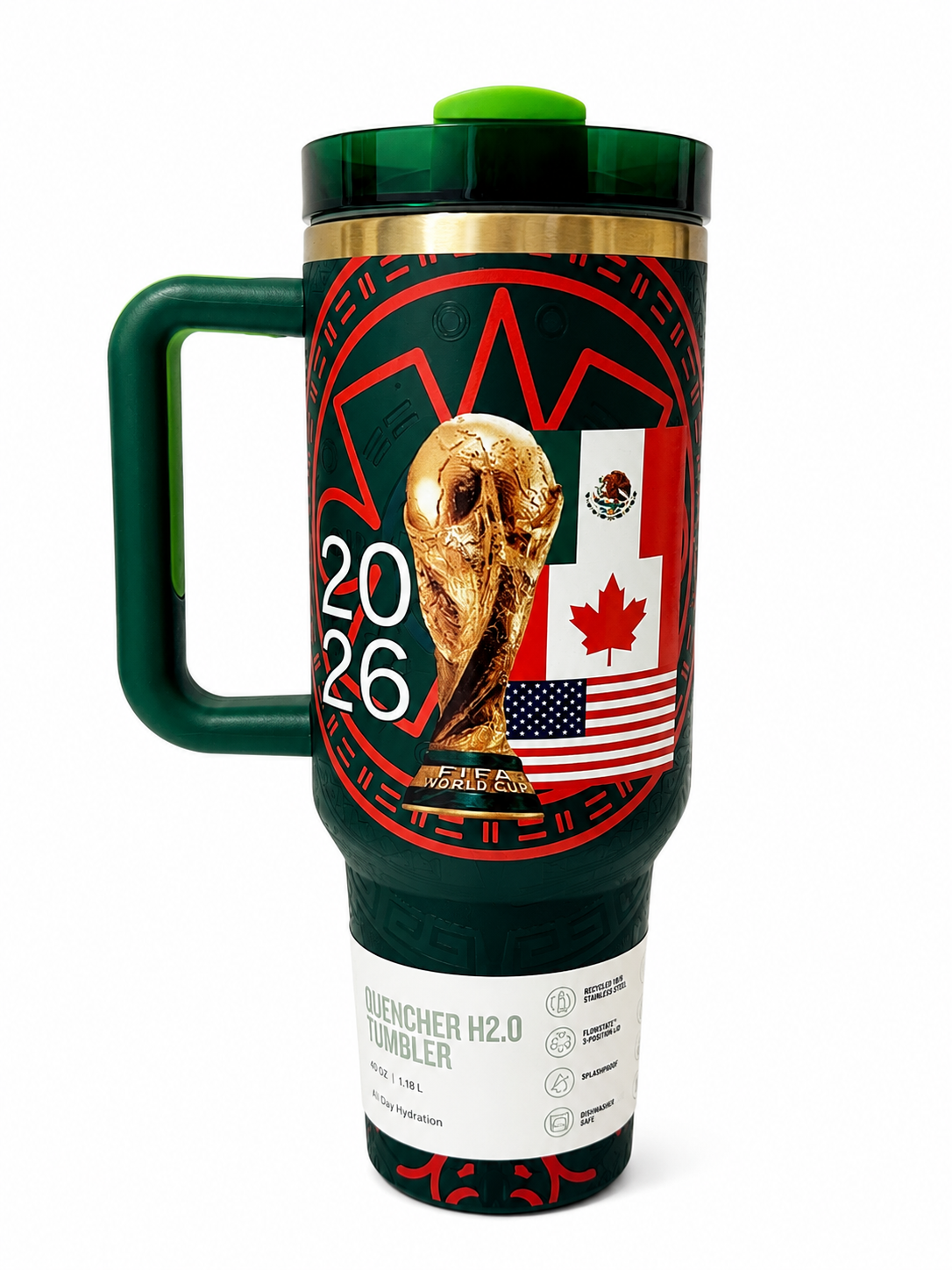 Stanley 40oz Quencher H2.0 FlowState™ Tumbler – FIFA World Cup 2026 Champion Edition