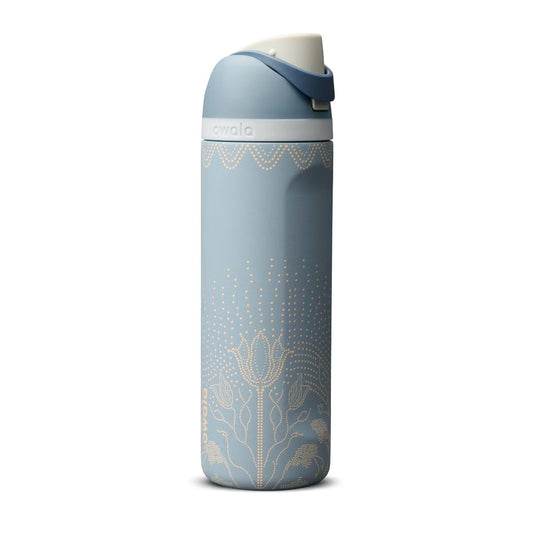 Owala FreeSip 32oz Stainless Steel Insulated Water Bottle – Studded Garden Special Edition