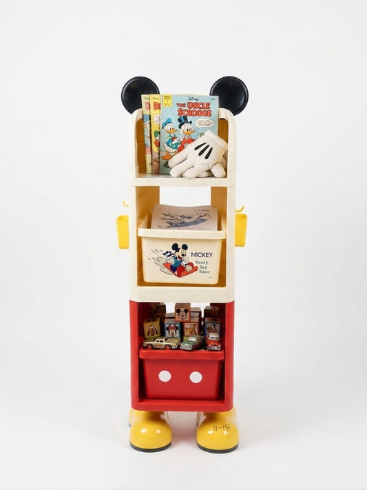 Disney Mickey Mouse 3-Tier Kids Storage Organizer with Bins