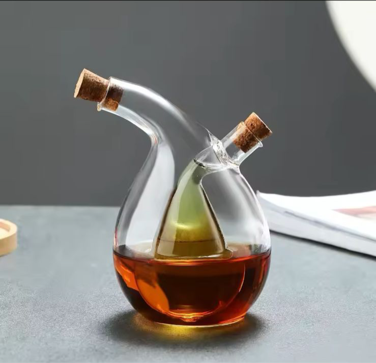 Oil & Vinegar Double Wall Borosilicate Glass Bottle