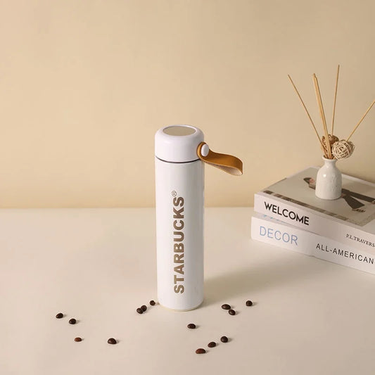 White Starbucks stainless steel vacuum insulated tumbler or thermal flask | 473Ml