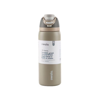Owala FreeSip 32oz Insulated Stainless Steel Water Bottle – Down to Earth Edition