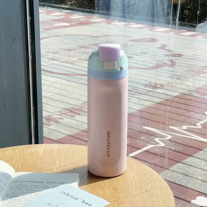 SITARAYURI" Double Vacuum-Insulated Water Bottle or Thermos | 24oz