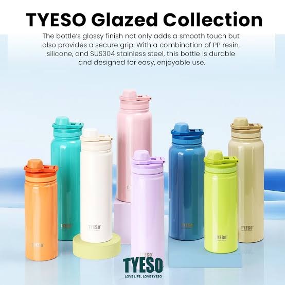Tyeso Vacuum-Insulated Stainless Steel Sports Bottle | 1050Ml