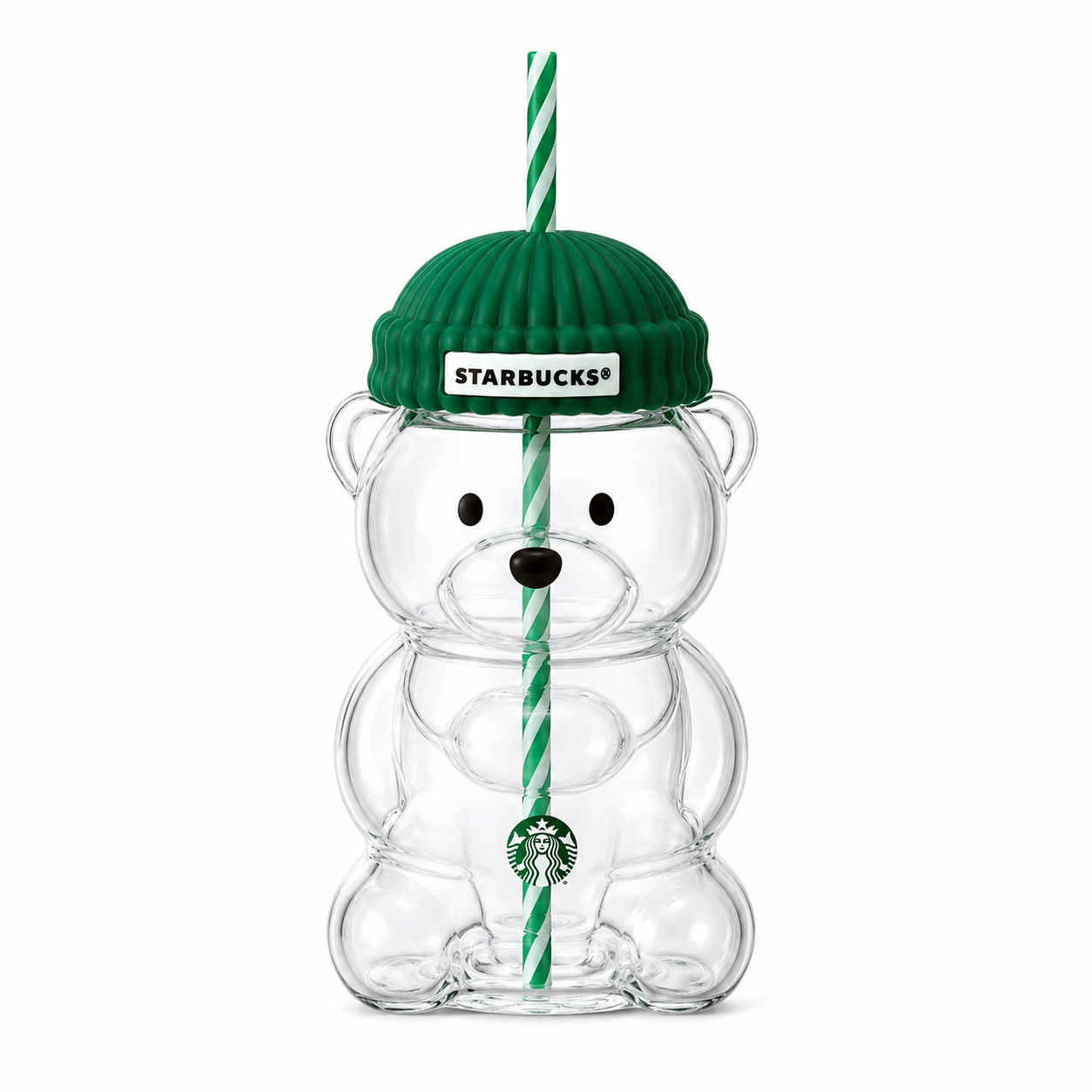 Original Starbucks Bearista Bear Limited Edition Glass Cup | 20oz