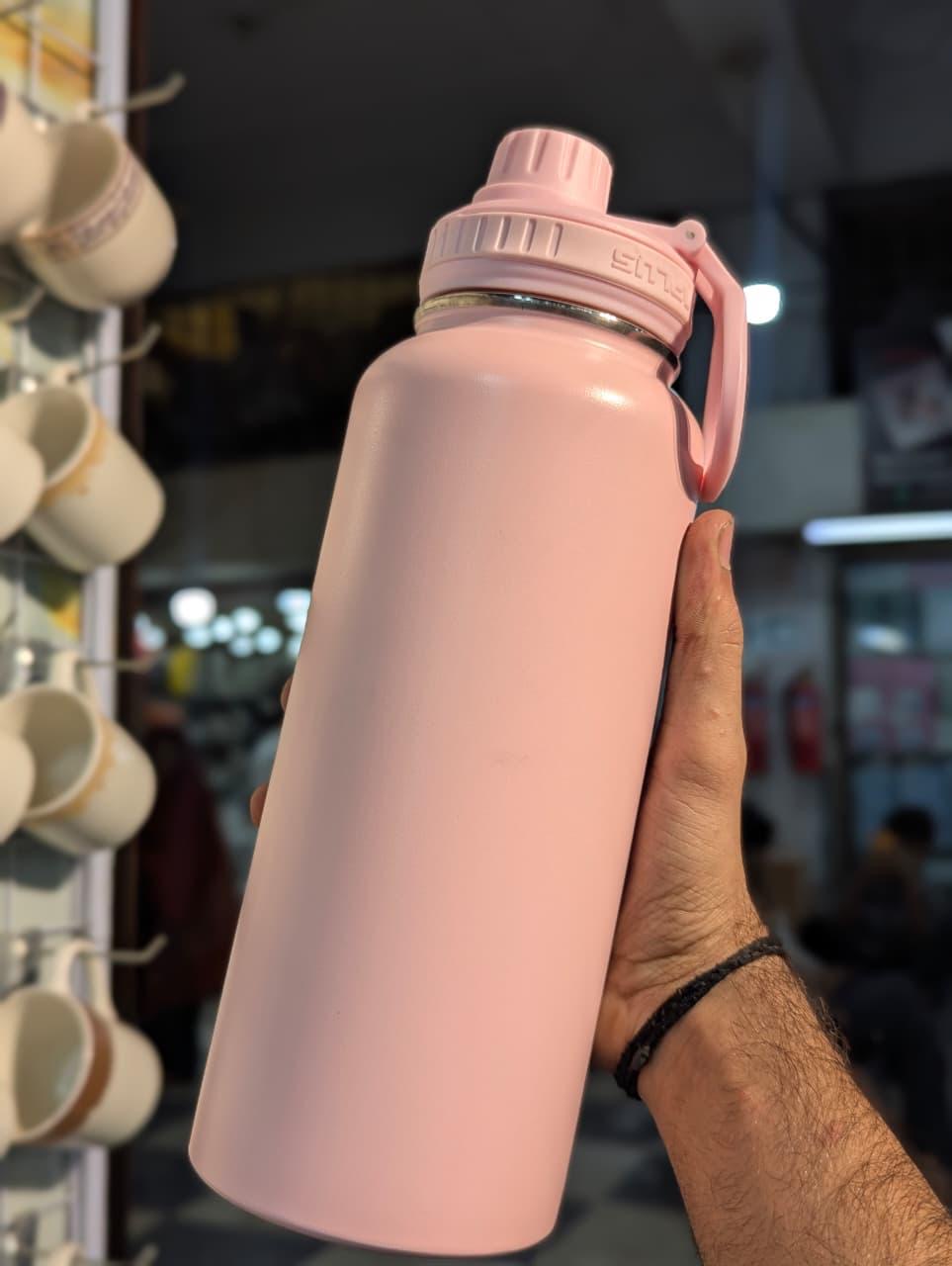 800ml Stainless Steel Insulated Water Bottle with Handle – Leakproof Reusable Sports & Gym Bottle