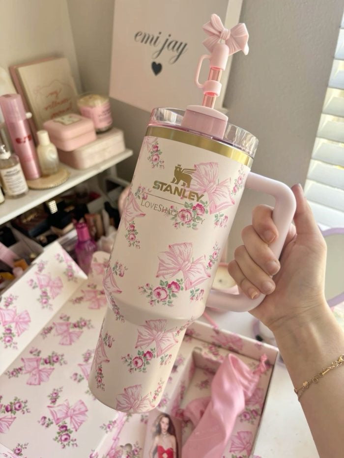 Stanley x LoveShackFancy 40oz Quencher – Limited Edition
