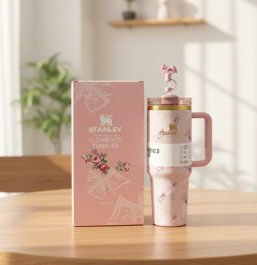 LOVE SHACK FANCY STANLEY QUENCHER FLOW-STATE 2.0 TUMBLER | 40OZ