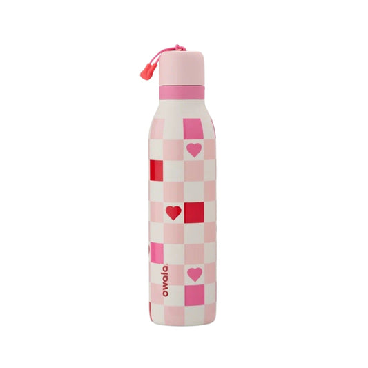 Owala FreeSip Twist bottle in the limited edition "Check Me Out" colorway.