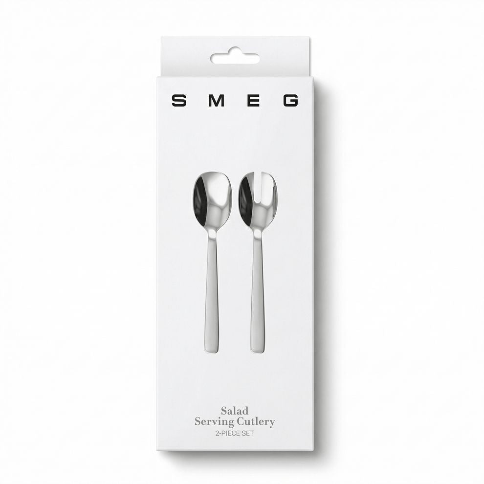 SMEG Salad Serving 2 Pieces Utensils