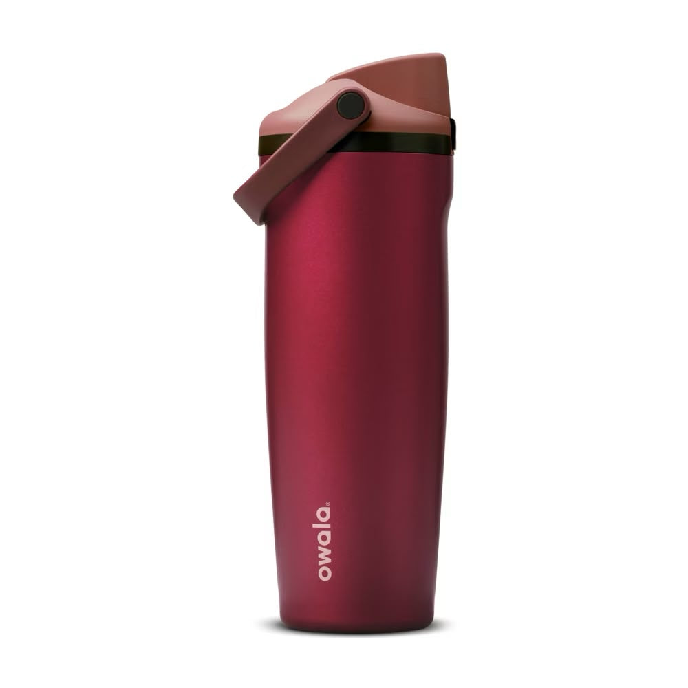 Owala FreeSip Sway 30oz Insulated Stainless Steel Water Bottle – Black Cherry