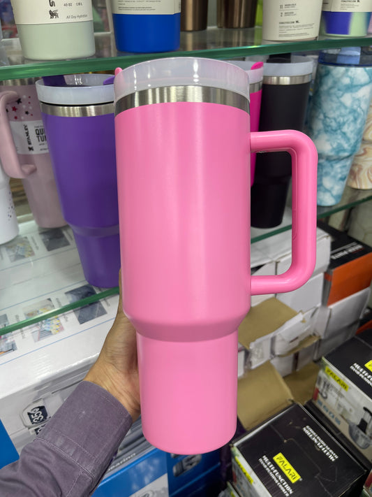 Stainless Steel Tumbler With Straw | 40OZ