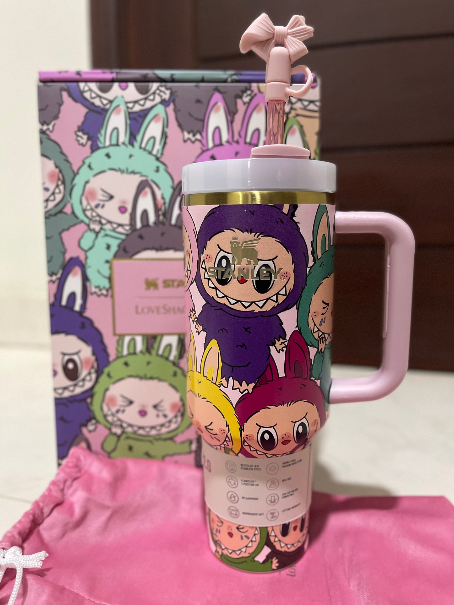 Stanley Labubu Quencher H2.0 FlowState™ Tumbler 40 oz