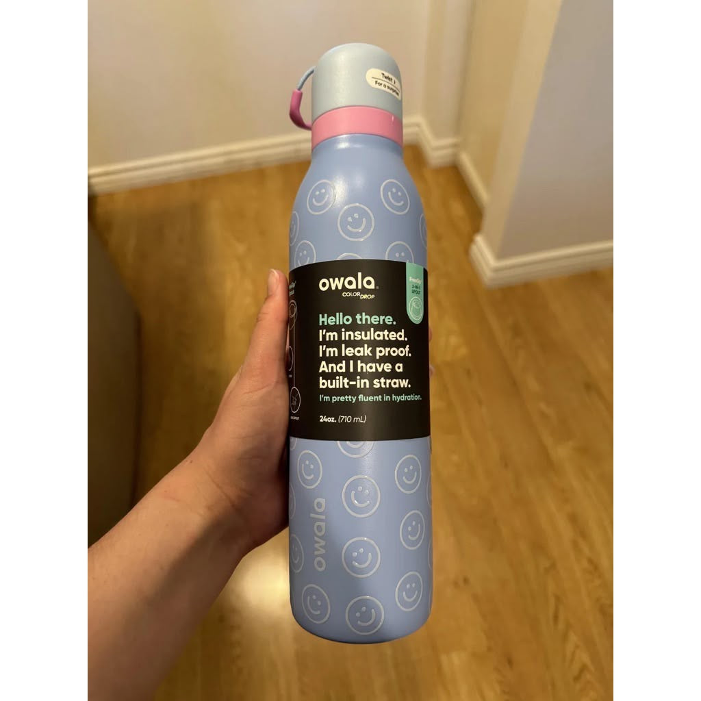 Owala FreeSip 24oz Water Bottle | Insulated Stainless Steel