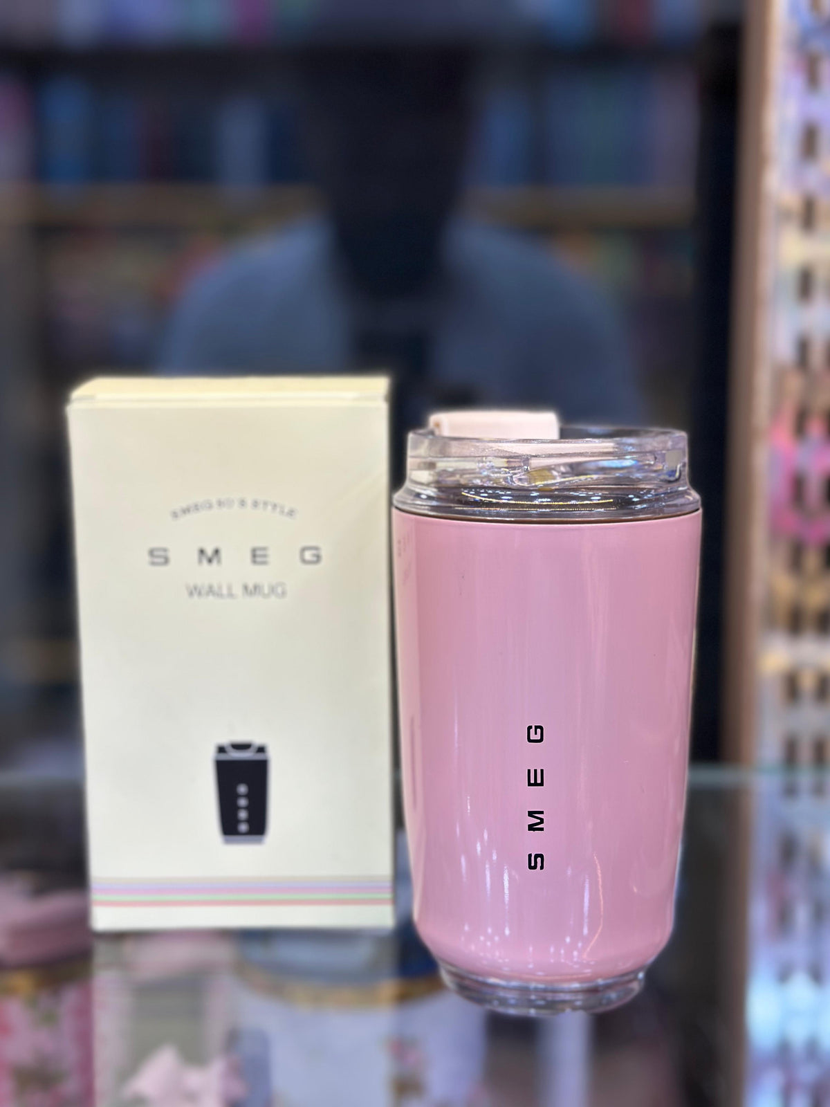 ORIGINAL SMEG COFFEE MUG STAINLESS STEEL 320Ml
