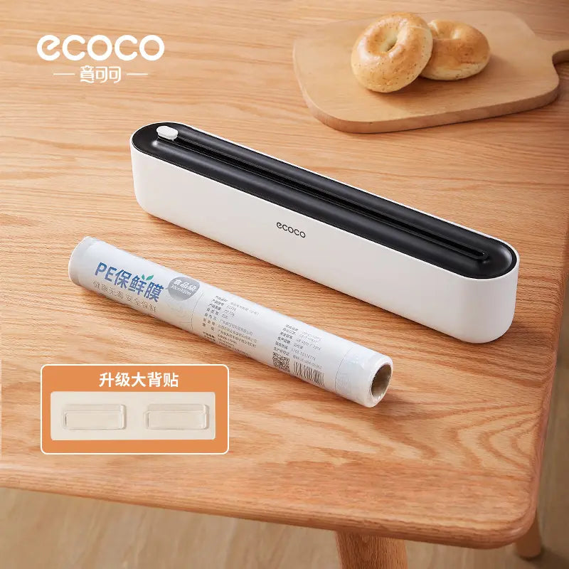 Ecoco Premium Plastic Wrap Cutter With Cling Film