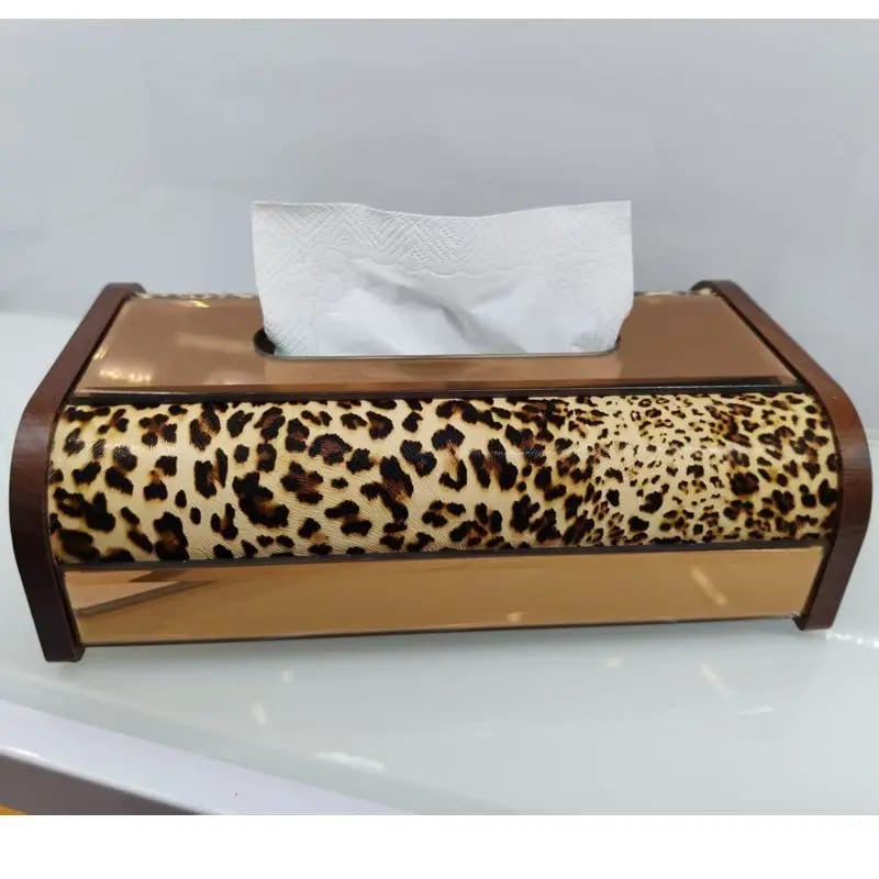 Luxury Mirror & Mosaic Tissue Box Cover