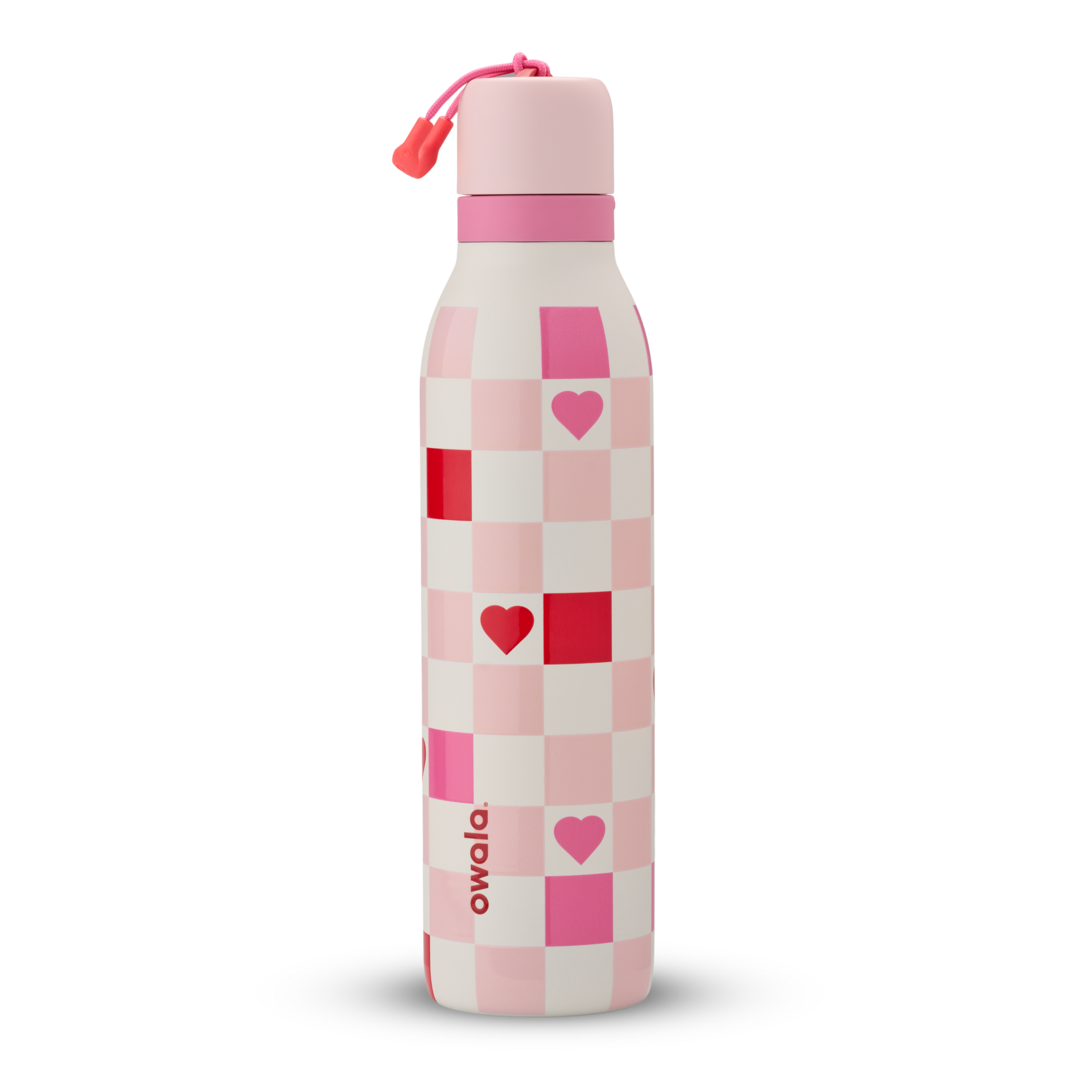 Owala FreeSip Twist bottle in the limited edition "Check Me Out" colorway.