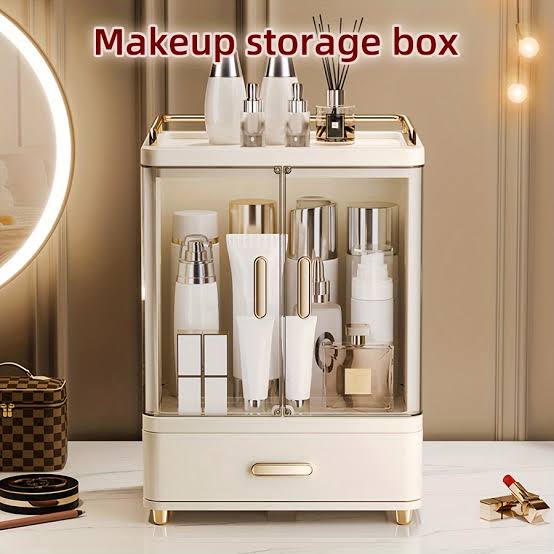 Cosmetic Storage Box with Drawers – Elegant Organizer
