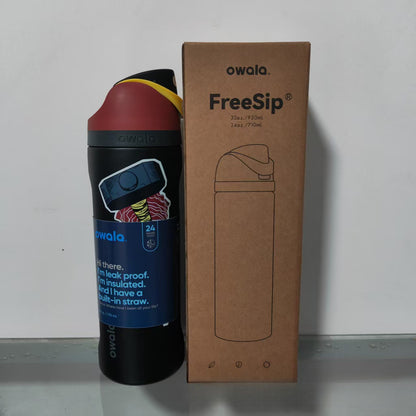 Owala FreeSip® Thor Marvel Edition Insulated Stainless Steel Water Bottle – 24oz